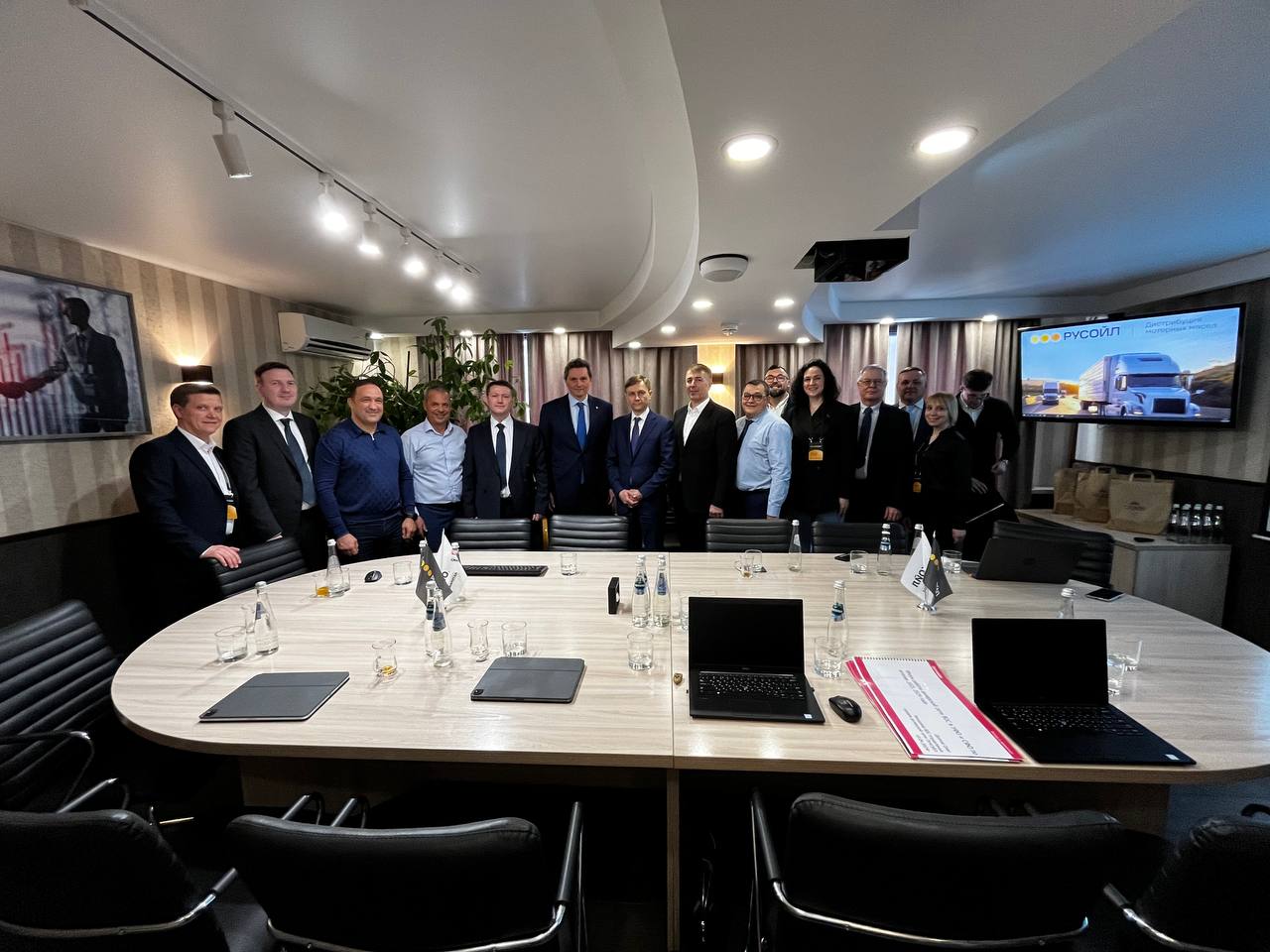 Важный деловой визит в компанию РУСОЙЛ 