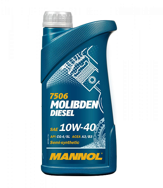 Моторное масло MANNOL Molibden Diesel  10W-40  1л.