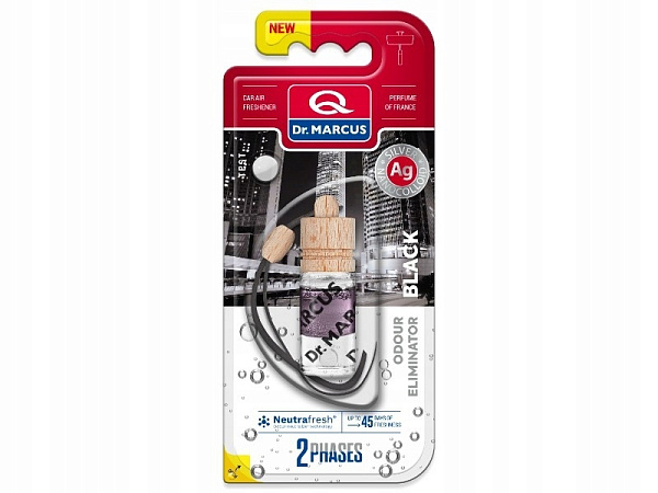 Ароматизатор подвесной Dr.Marcus ECOLO 2 Phases + Ag Black