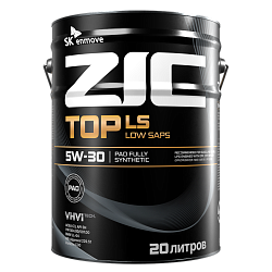 Моторное масло ZIC TOP LS  5W-30  20 л. синт.