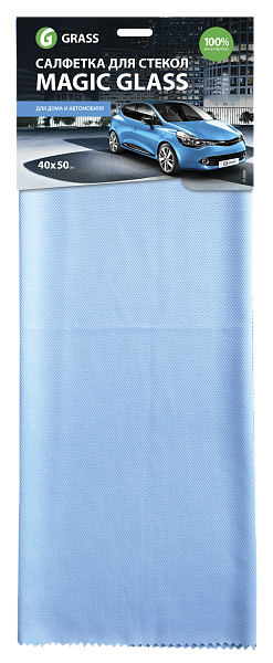 Салфетка микрофибра для стекла GraSS  40х50см. IT-0308