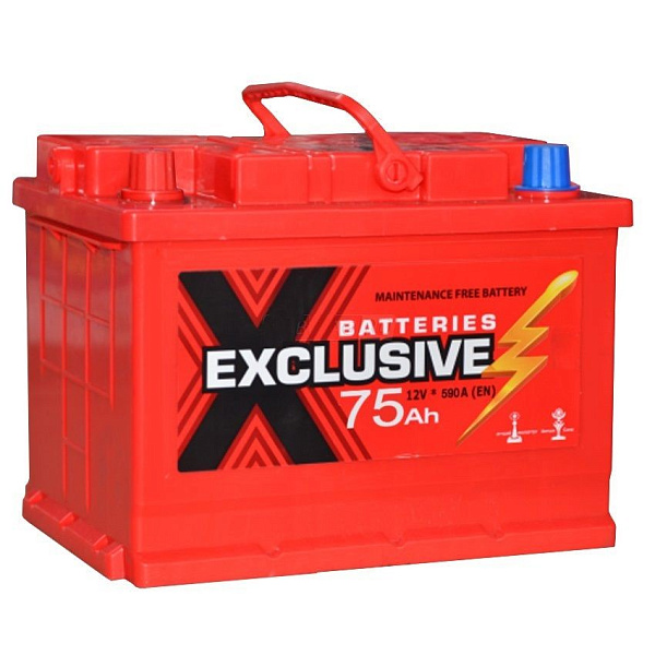 Аккумулятор Exclusive  75 Ач обратная полярность