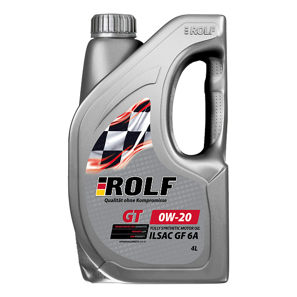Моторное масло ROLF GT  0W-20  4 л. синт.