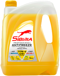 Антифриз -40 желтый SIBIRIA G-12+ Type-D  5 кг.