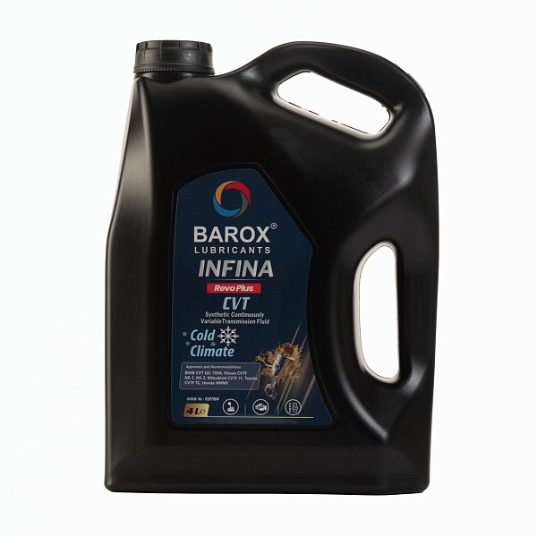 Трансмиссионное масло BAROX CVT INFINA Revo Plus синт. 4 л.