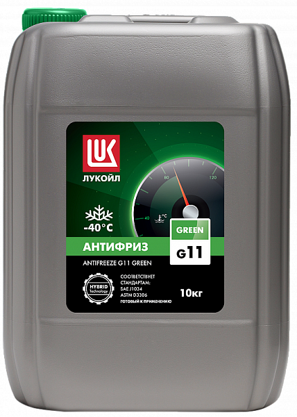 Антифриз Лукойл G11 Green  10 кг.