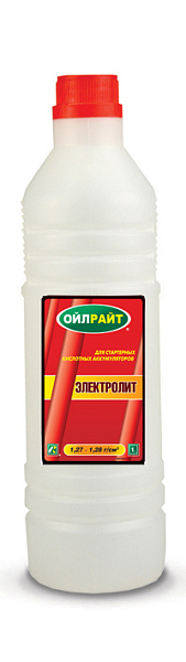Электролит OILRIGHT 1,28 г/см.куб.  1 л.