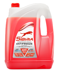 Антифриз -40 красный SIBIRIA G-11 Red  10 кг.