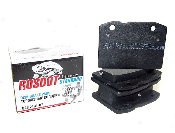 Тормозные колодки передние ROSDOT Standart ВАЗ-2101