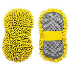 Губка комбинированная из микрофибры ZIPOWER PM0273 для мойки автомобиля