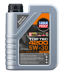 Моторное масло LIQUI MOLY Top Tec 4200 New Generation  5W-30  1 л. синт.