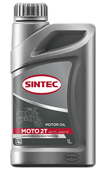 Моторное масло SINTEC MOTO 2Т  1 л. п/синт.