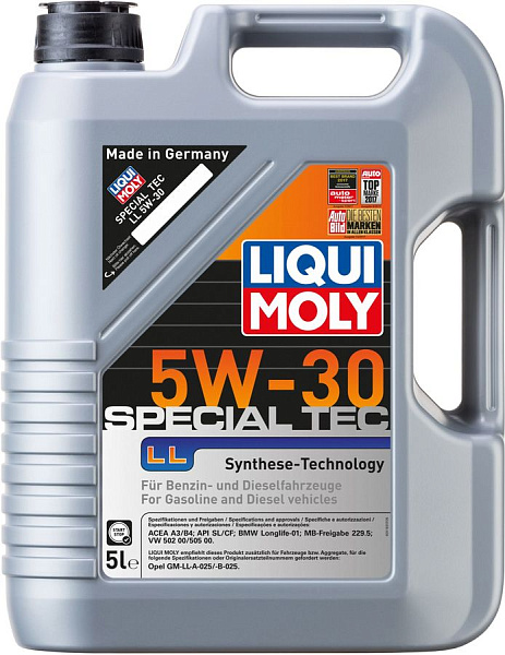 Моторное масло LIQUI MOLY Special Tec LL  5W-30  5 л. синт.