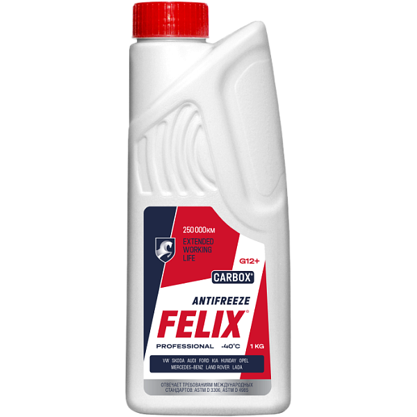 Антифриз FELIX Carbox G-12+ (-40)  красный  1 кг.