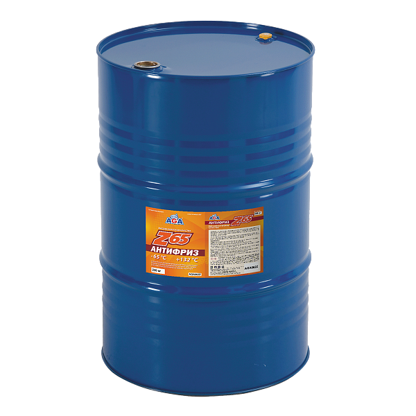 Антифриз готовый к применению AGA062Z Желтый G12++  220 кг.
