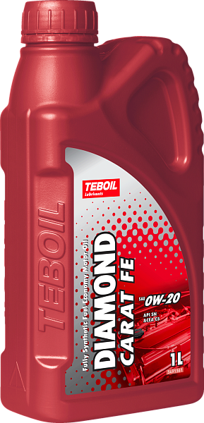 Моторное масло TEBOIL Diamond CARAT FE  0W-20  1 л. синт.