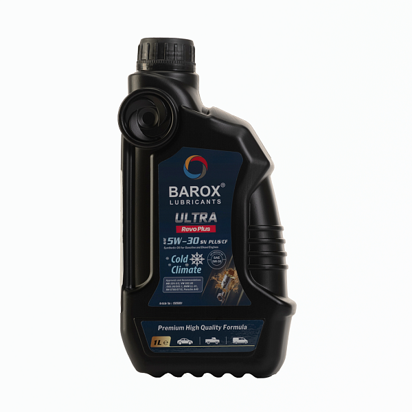Моторное масло BAROX ULTRA Revo Plus 5W-30  А3/В4 SN PLUS/CF синт. 1 л.