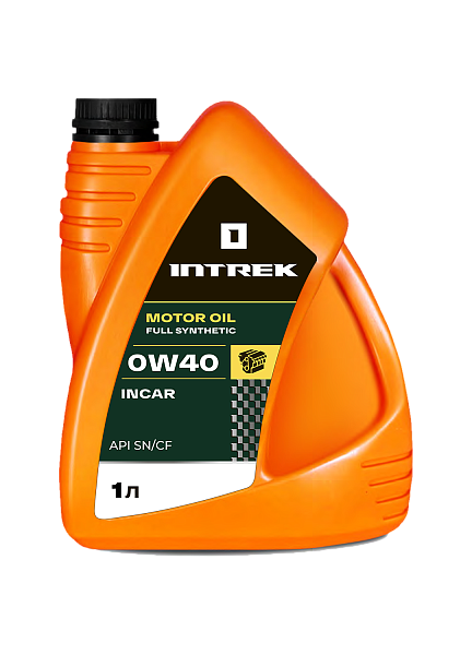 Моторное масло INTREK INCAR  0W-40  1 л. синт.