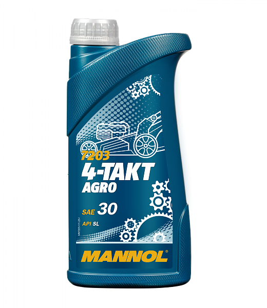 Моторное масло MANNOL 4-Takt Agro SAE 30  1 л. мин.