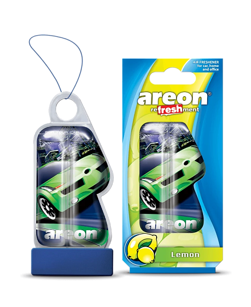 Ароматизатор подвесной Areon REFRESHMENT LIQUID Lemon комплект 24 шт.