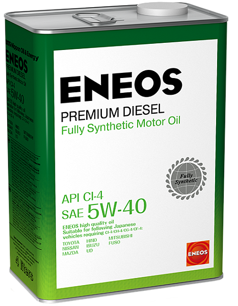 Моторное масло ENEOS Premium Diesel  5W-40  4 л. синт.