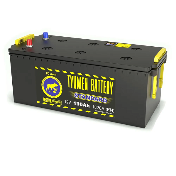 Аккумулятор Тyumen Battery STANDARD 190 Ач, Обратная полярность