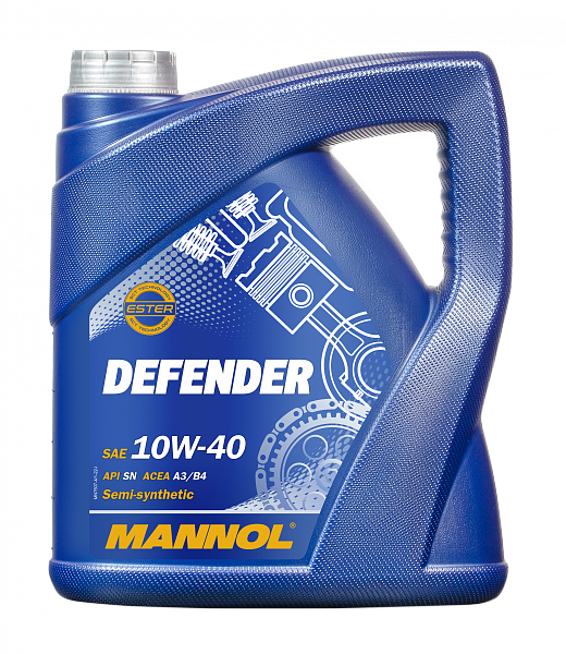 Моторное масло MANNOL Stahlsynt Defender  10W-40  4 л. п/ситнт.