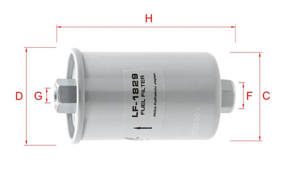 Топливный фильтр  LYNXauto LF-1829