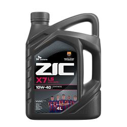 Моторное масло ZIC X7 LS  10W-40  4 л. синт.
