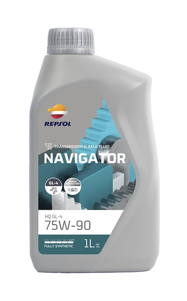 Масло трансмиссионное 75/90 Navigator HQ REPSOL 1л. синт. API GL-4 /кор.12шт./