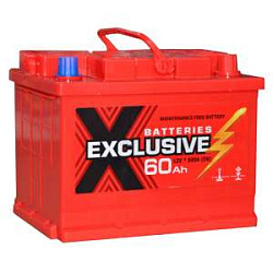 Аккумулятор Exclusive  60 Ач прямая полярность