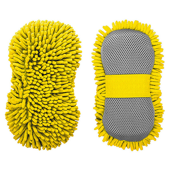 Губка комбинированная из микрофибры ZIPOWER PM0273 для мойки автомобиля