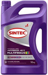 Антифриз -40 фиолетовый SINTEC Multifreeze Violet  10 кг.
