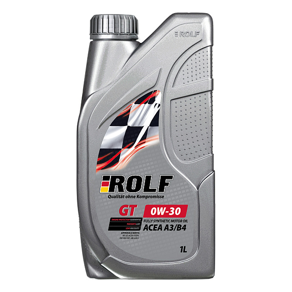 Моторное масло ROLF GT  0W-30  1 л. синт.