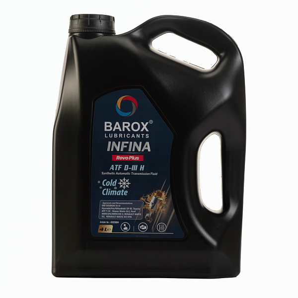 Трансмиссионное масло BAROX ATF DEX III H INFINA REVO PLUS  синт. 4 л.