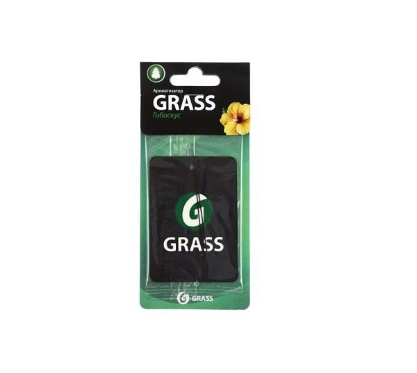 GraSSАроматизатор картонный гибискус   шт