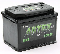 Аккумулятор АКТЕХ ECO  60 Ач, Прямая полярность