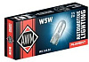 Лампа накаливания W5W 12V 5W (W2.1x9,5D) AWM 410300009  к-т 10 шт.