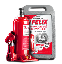 Домкрат 2 тонны гидравлический бутылочный FELIX 410060009