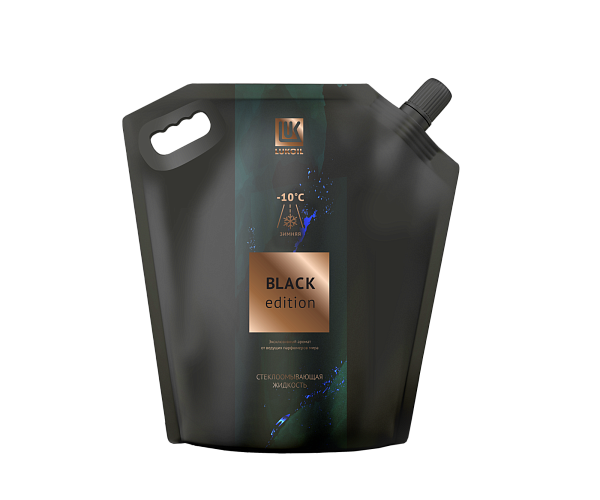 Стеклоомывающая жидкость, зимняя Лукойл Black Edit -10°C  3.78 л.