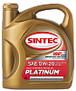 Моторное масло SINTEC Platinum  0W-20  4 л. синт.