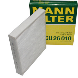 Салонный фильтр MANN CU26010