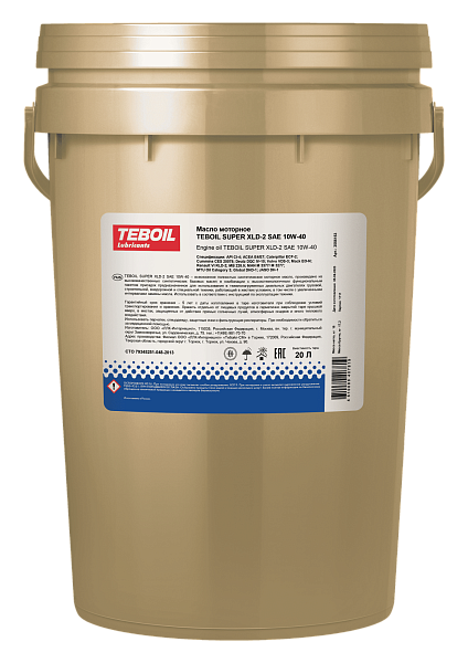Моторное масло TEBOIL Super XLD-2  10W-40  20 л. синт.