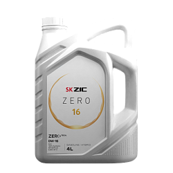 Моторное масло ZIC ZERO 16  0W-16  4 л. синт.