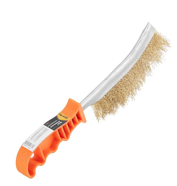 Щетка SPARTA 748505 металлическая, с пластмассовой ручкой