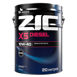 Моторное масло ZIC X5 Diesel  10W-40  20 л. п/синт.