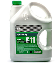 Антифриз готовый к применению SPUTNIK  Зеленый G-11  5 кг.