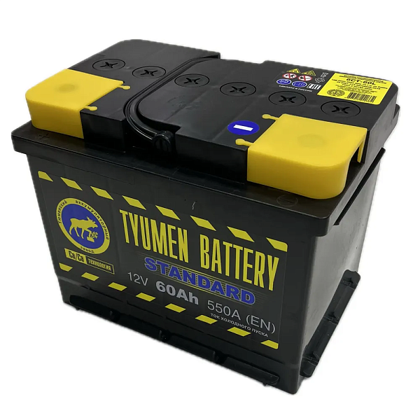 Аккумулятор Tyumen Battery STANDARD  60 Ач, Прямая полярность