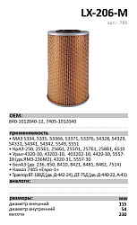 Масляный фильтр LUXE LX-206-M