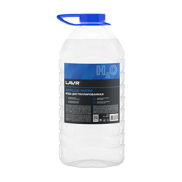 LAVR Вода дистиллированная Distilled Water  3,8л. Ln5007